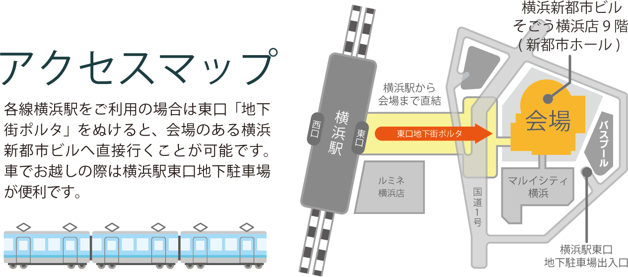 横浜進路ミーティング2025 案内図